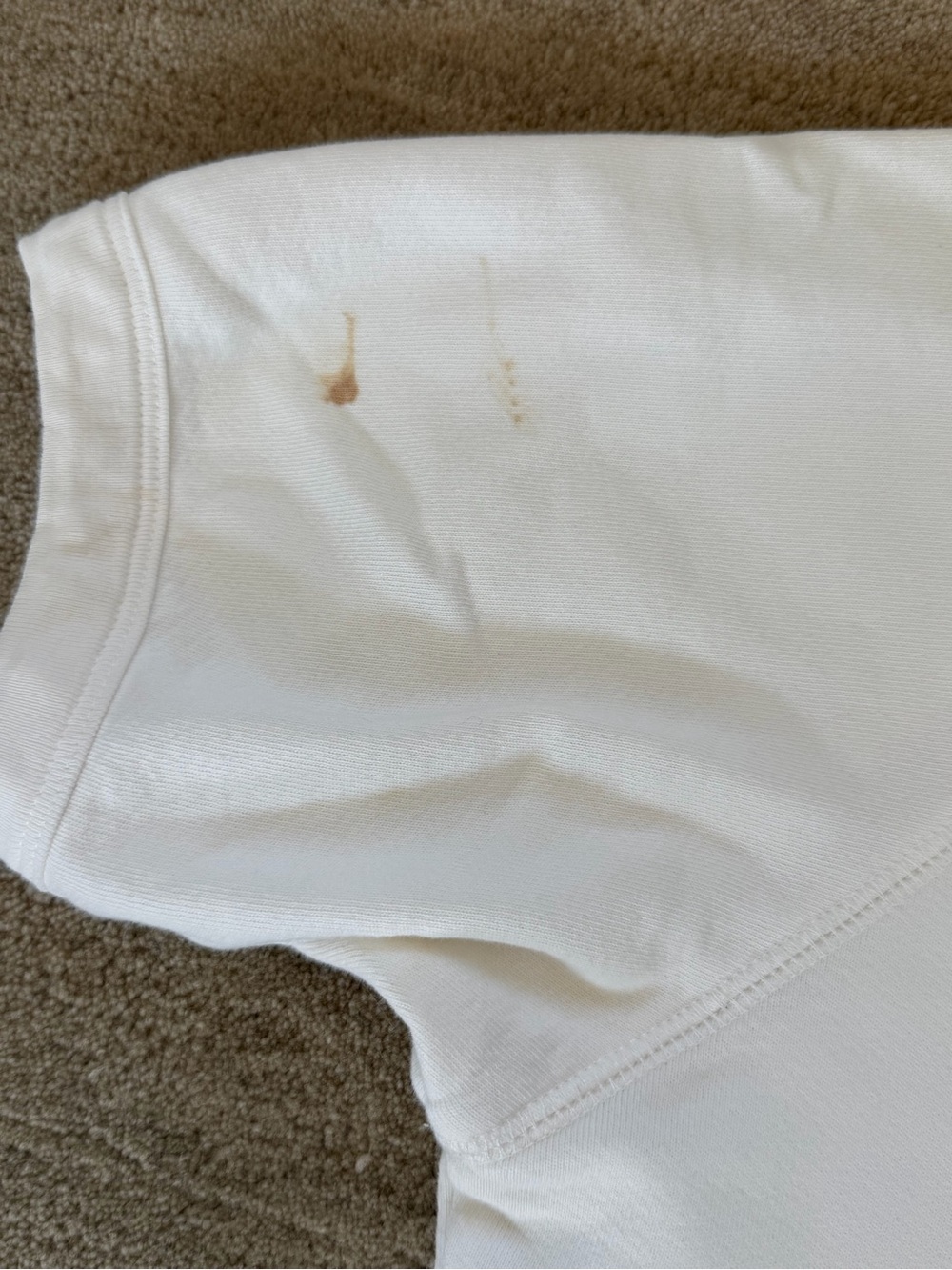 Clare V x Gjusta ‘Liberez Les Sardines’ cotton shirt sleeve sweatshirt - Picture 6 of 7